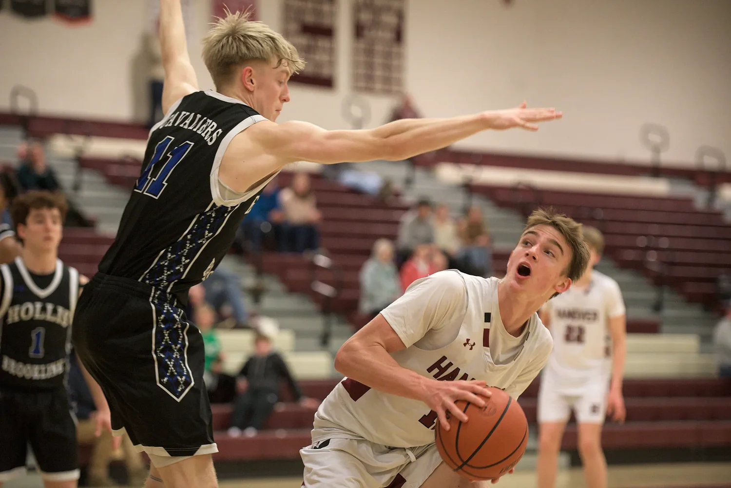 Hollis-Brookline's second quarter surge sinks Hanover boys hoops