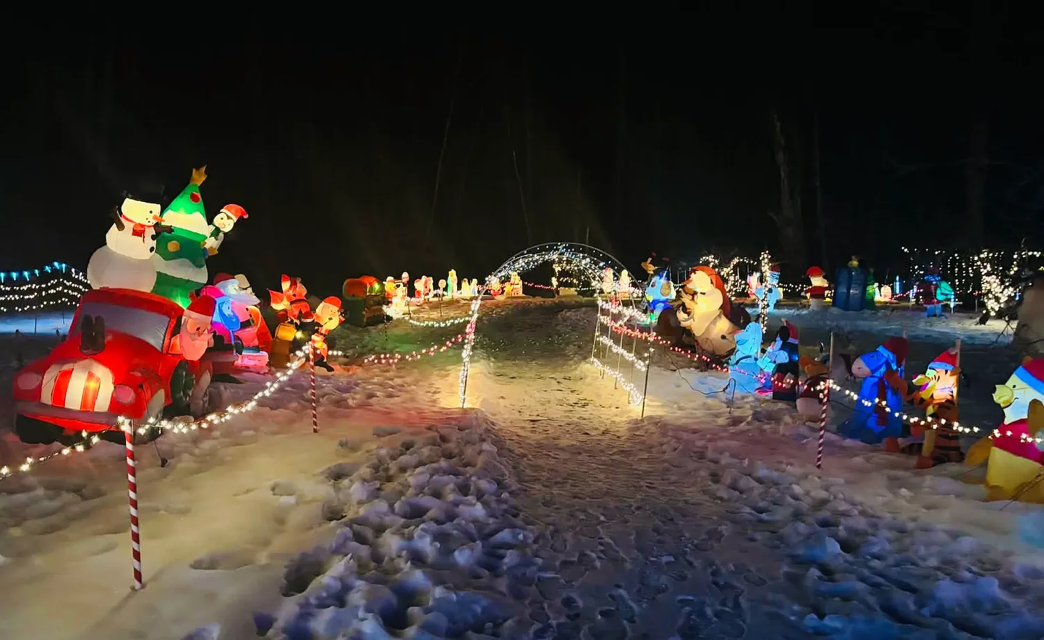 A walk-through winter wonderland in Antrim