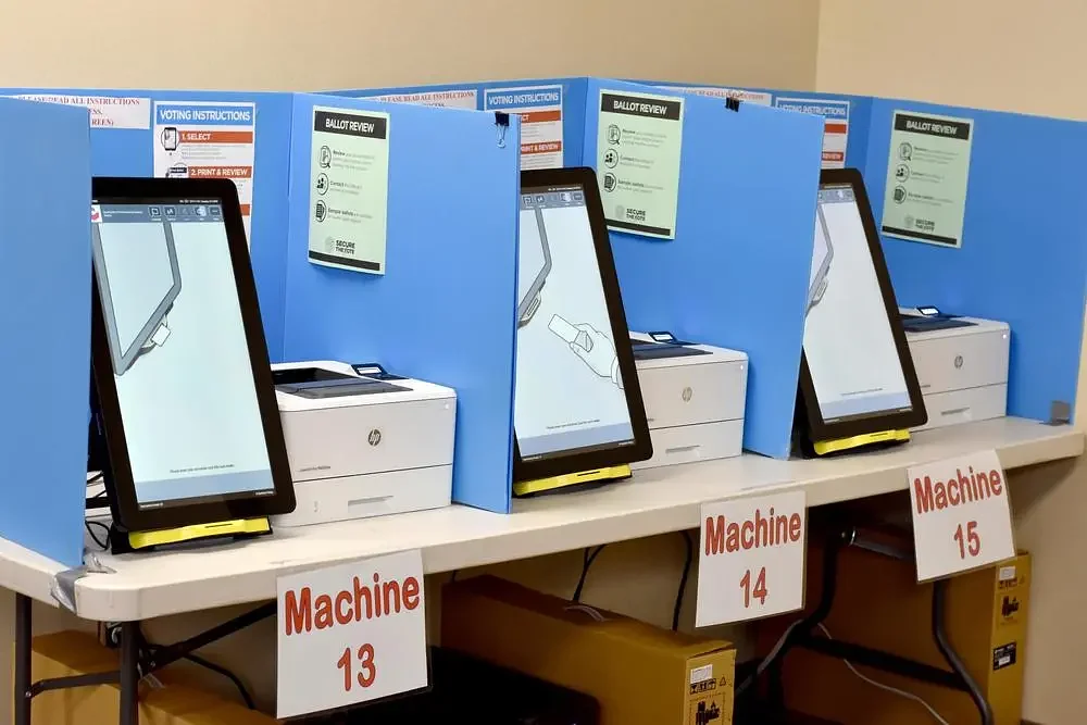 QR codes will soon be illegal for tallying election results in Georgia, raising questions about the November midterms