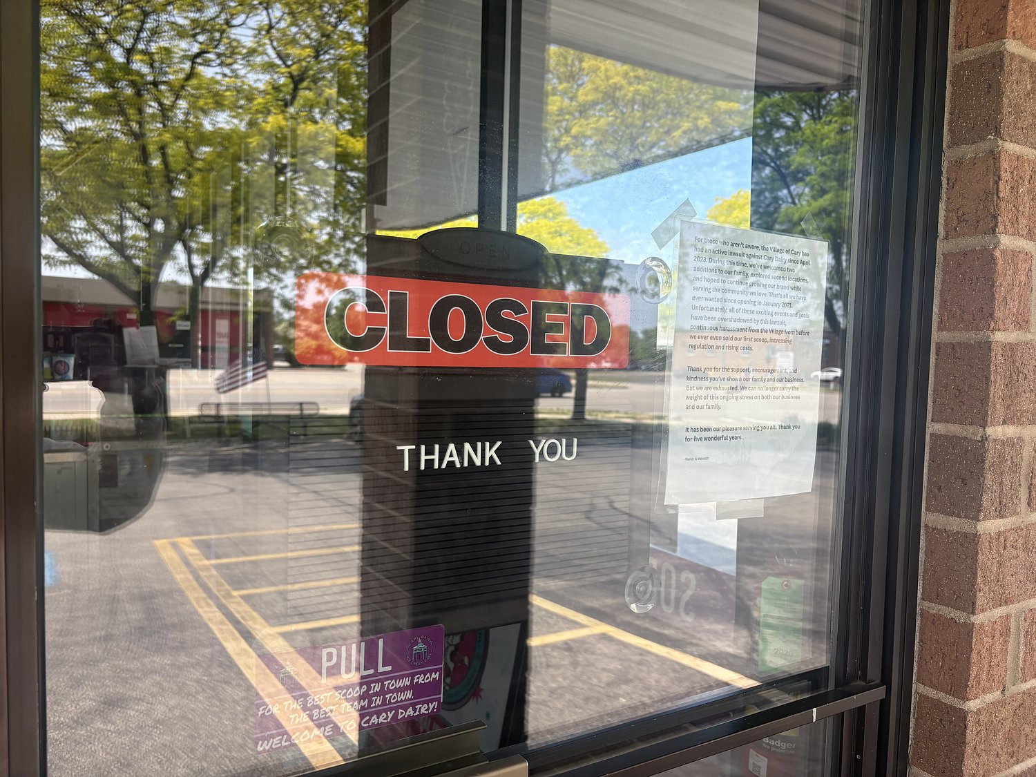 Cary Dairy abruptly closes after years-long legal dispute with village over sign