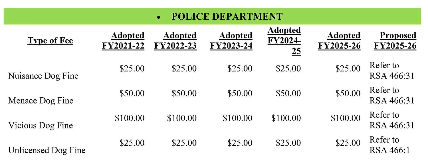 Hanover considers updating fines for dog misbehavior after attacks