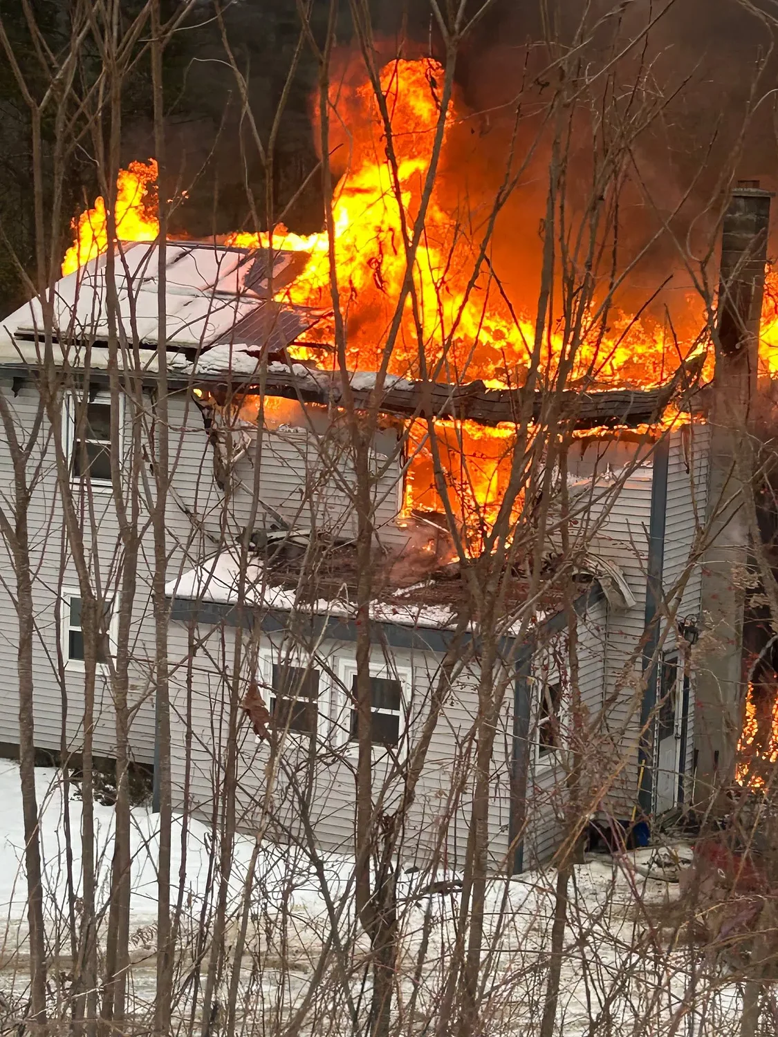 Colrain fire contained after two-hour battle involving multiple departments