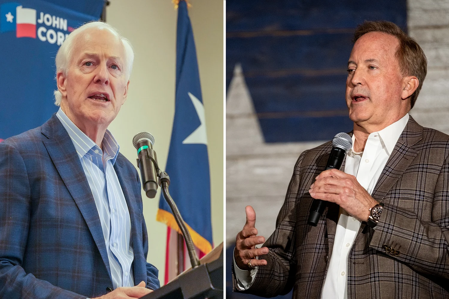 Here are the megadonors and dark money groups bankrolling John Cornyn and Ken Paxton's Senate primary