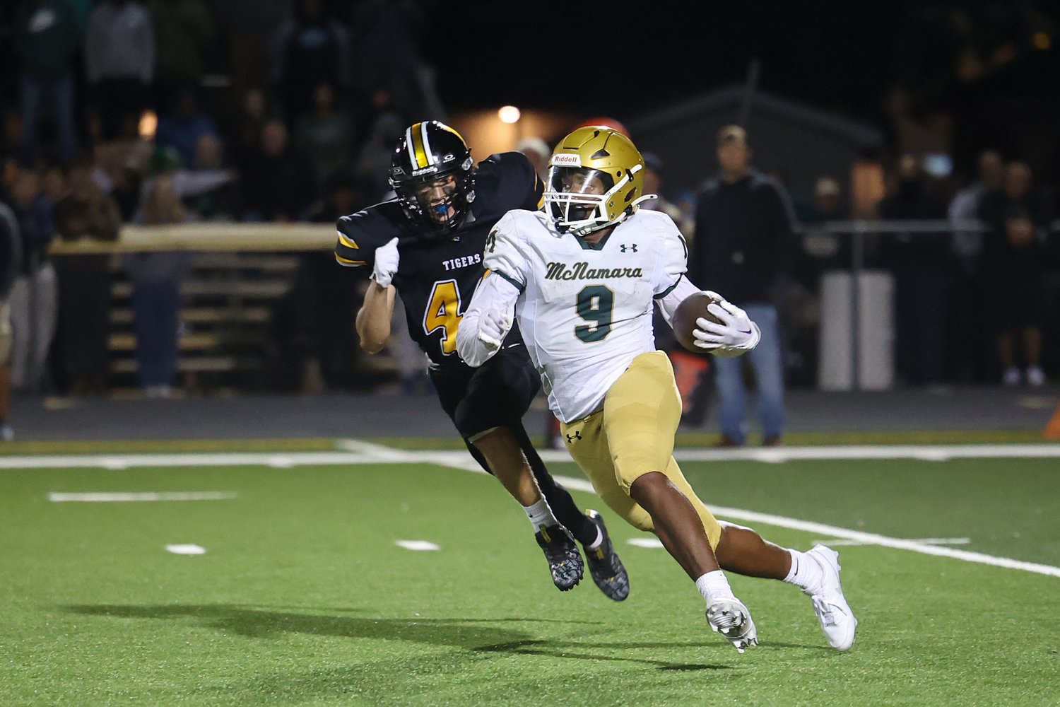 Julius May, Bishop McNamara run away from Herscher