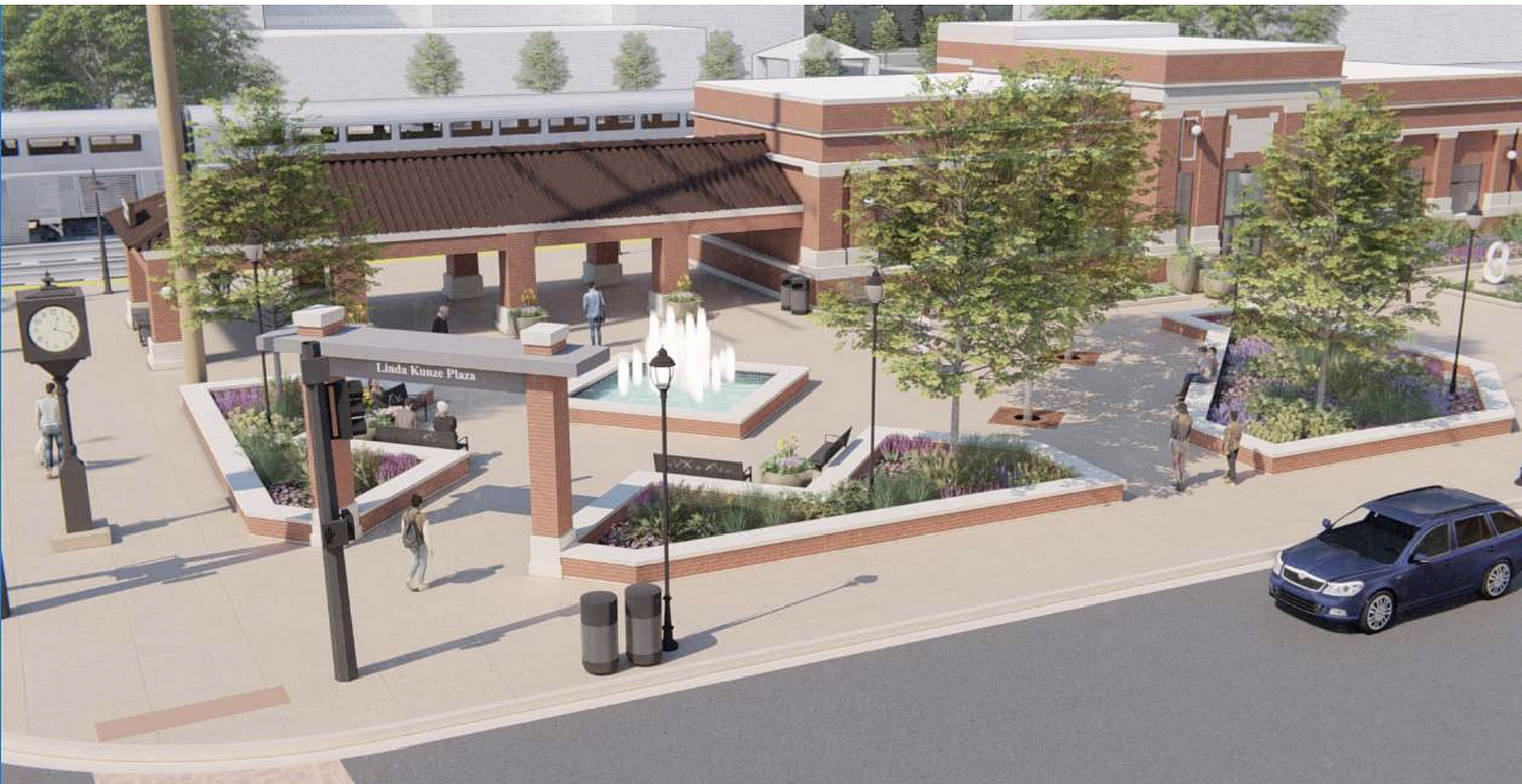 Linda Kunze Plaza improvements to begin in July