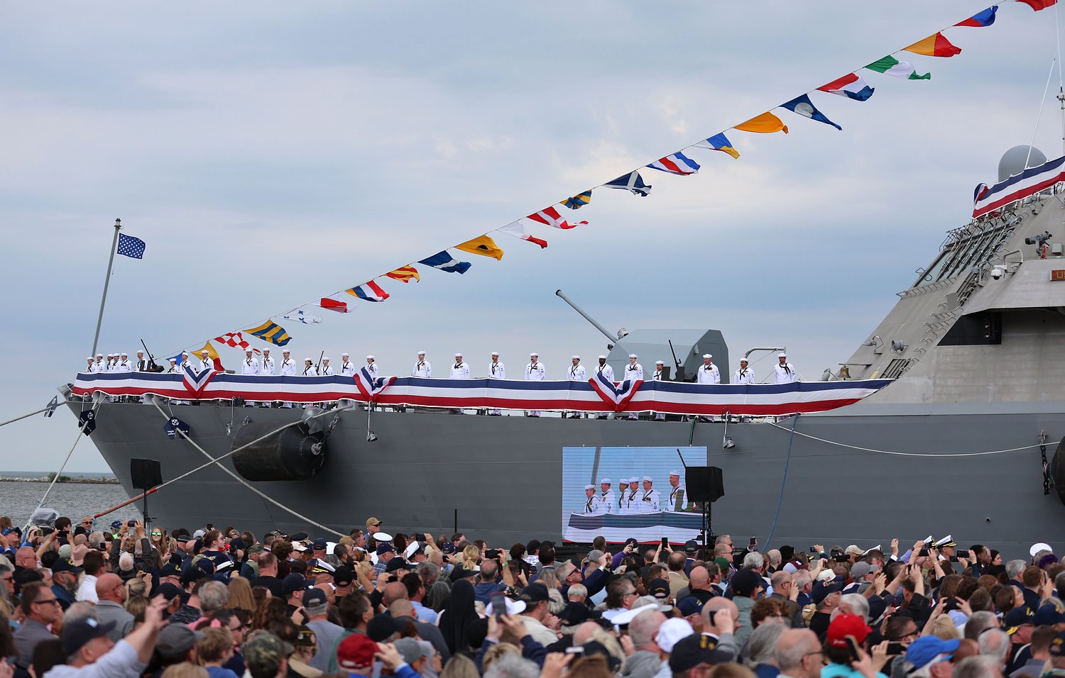Cleveland missed its moment as USS Cleveland arrived for commissioning