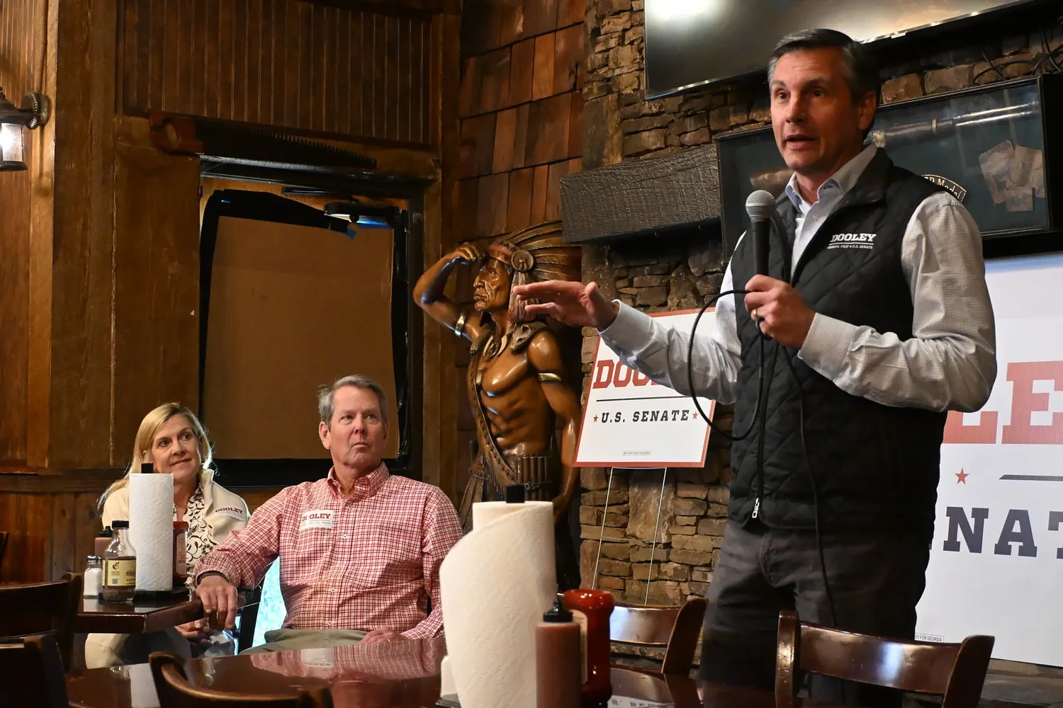 Kemp tours Georgia to support Senate candidate Derek Dooley
