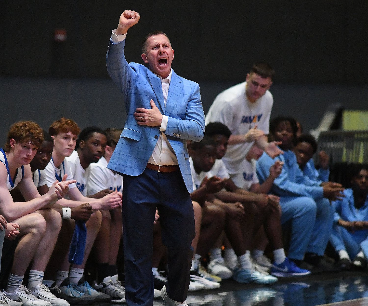 The basketball big time for Coach Michael Smith is right there in Booneville