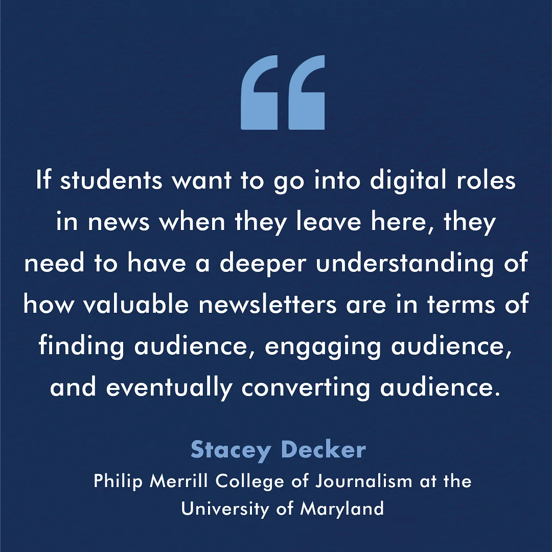 How Are Journalism Schools Teaching Newsletter Skills?