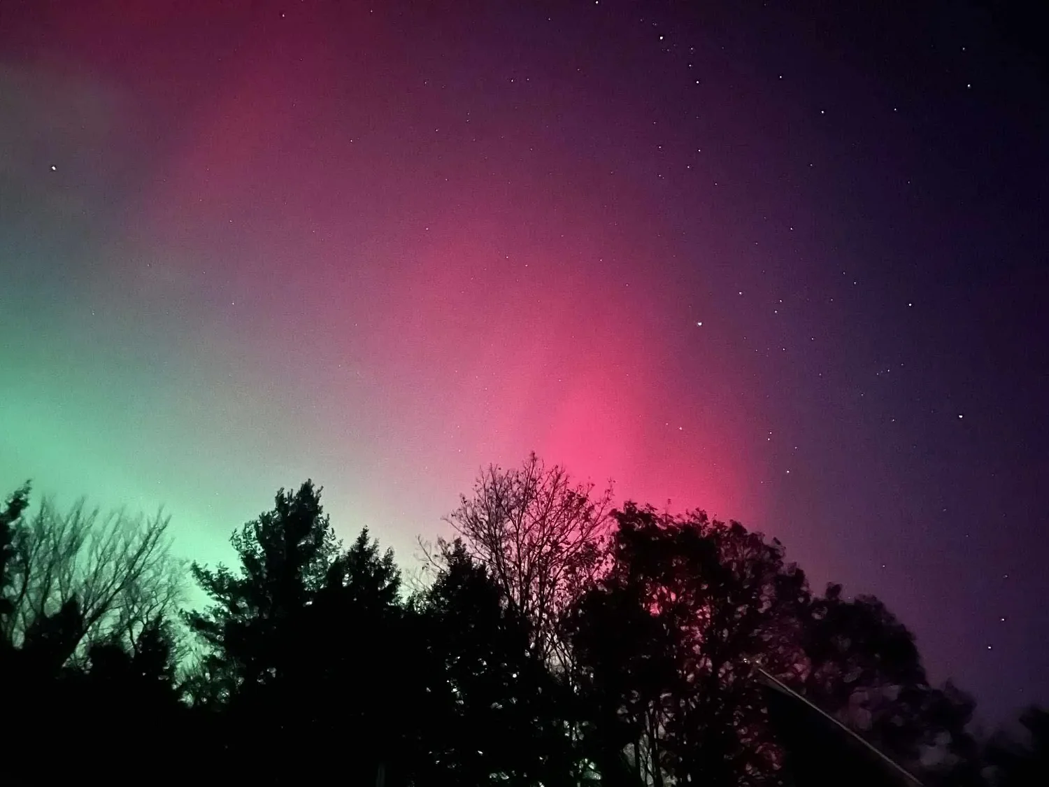 ‘It’s magical’: Residents watch the northern lights light up New Hampshire’s skies