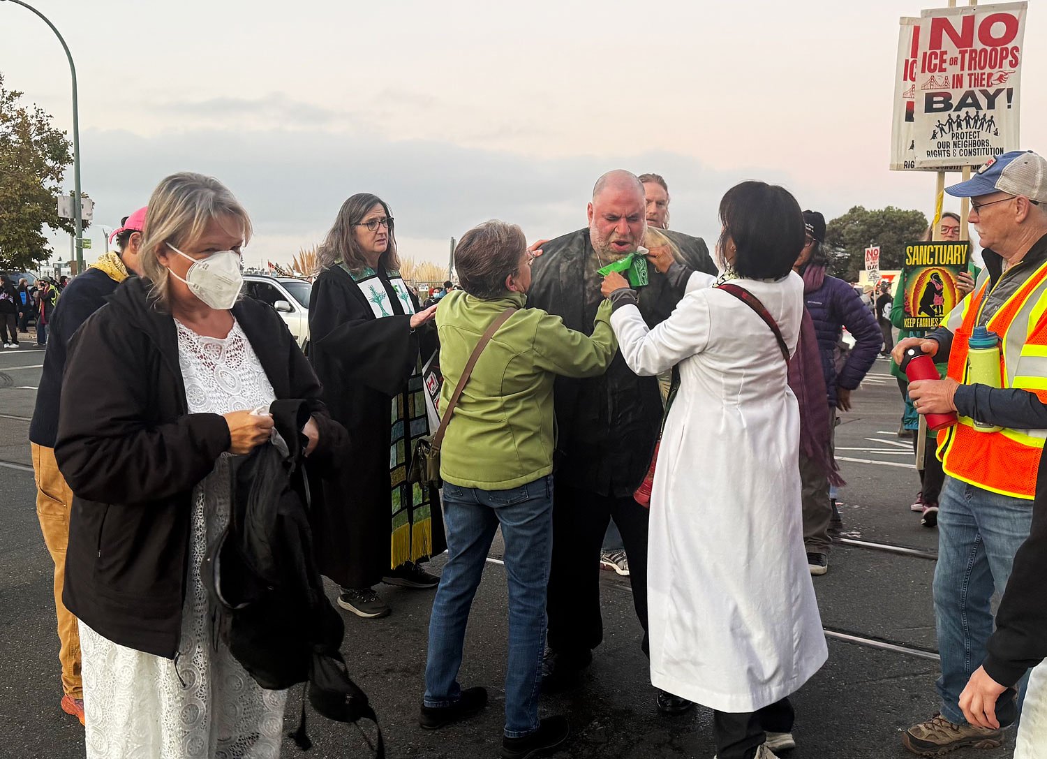 Bay Area pastor, shot with a pepper round, files $5M claim against federal government