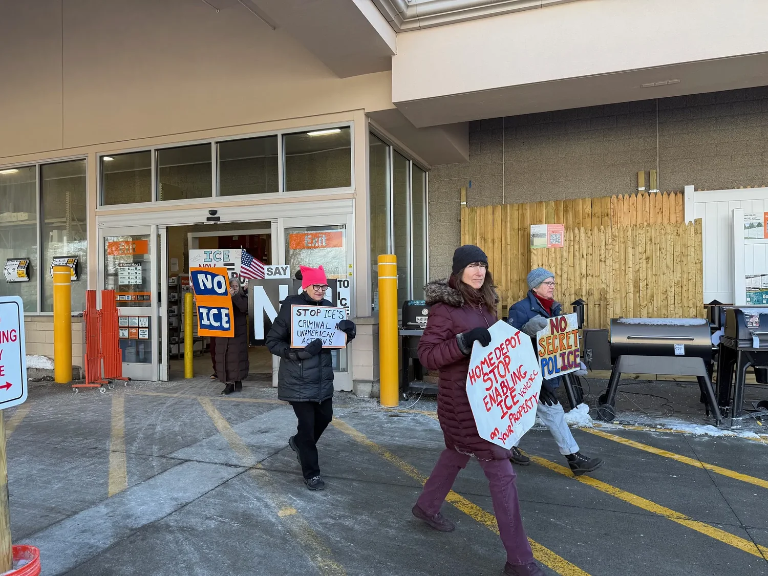 Local activists demand Home Depot condemn ICE raids