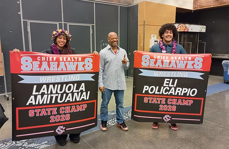 Chief Sealth Wrestlers Shine At State Tournament As Lanuola Amituanai Makes Program History