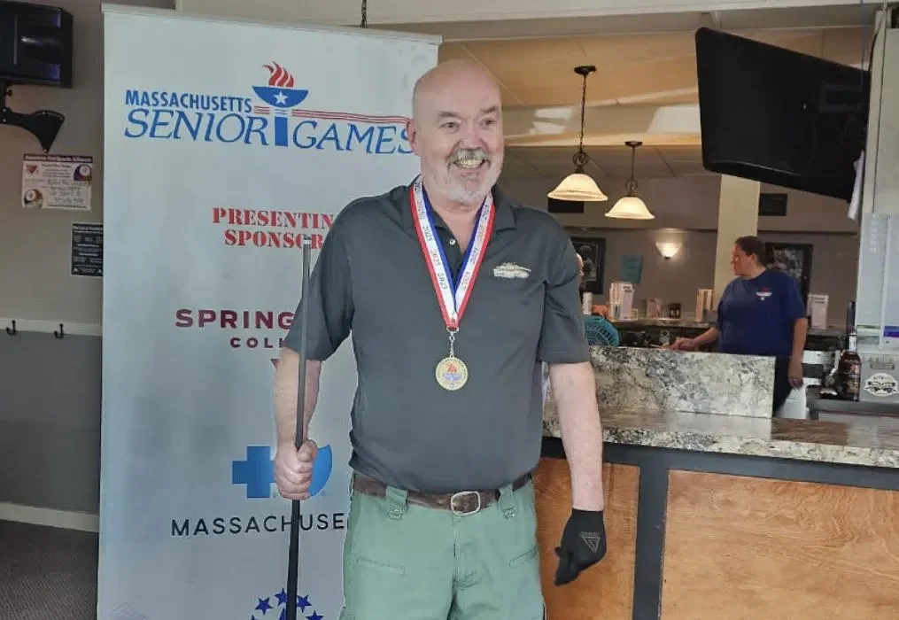 Westhampton’s Rick Averill wins gold in billiards at Mass Senior Games