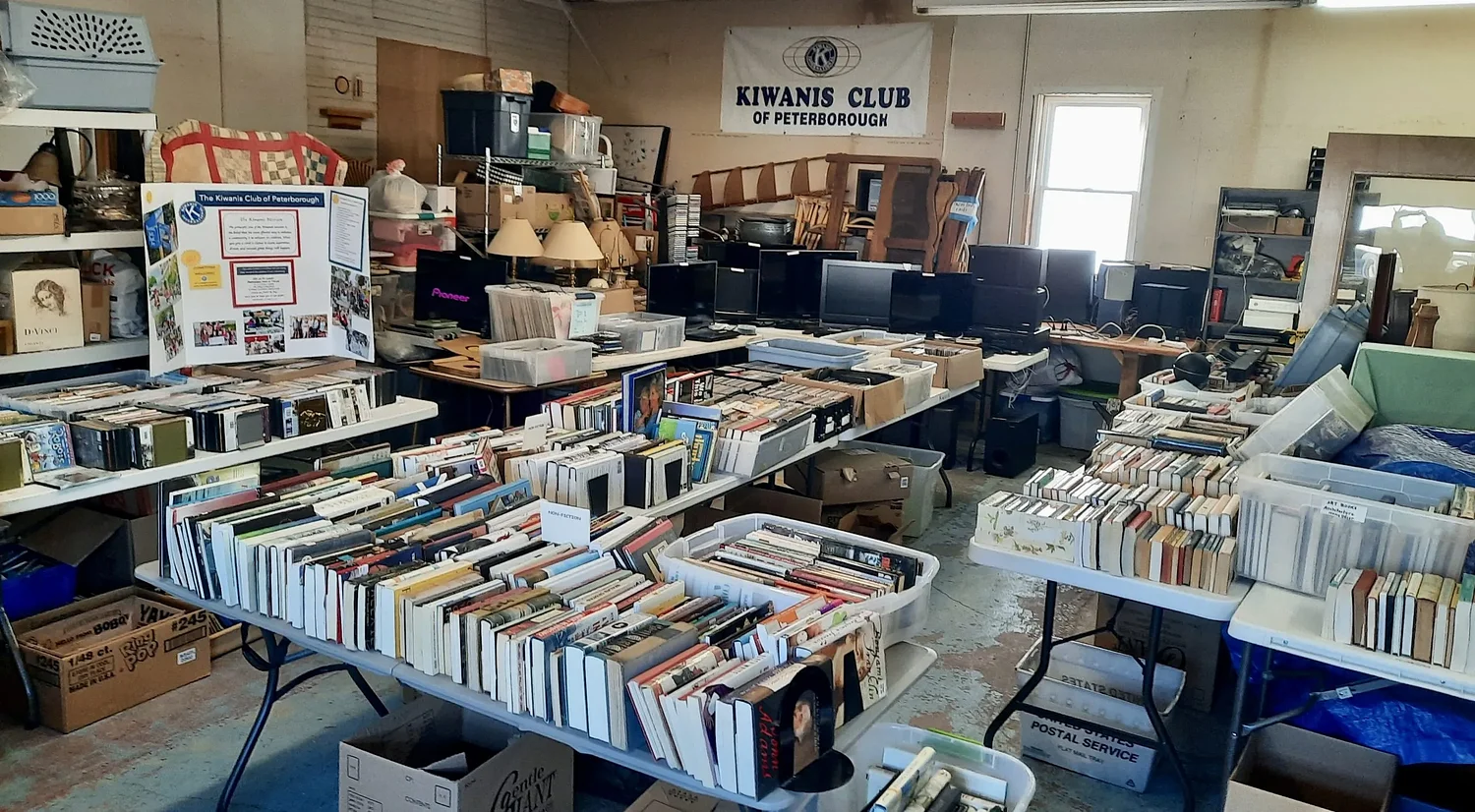 Kiwanis Club of Peterborough raises funds with yard sale for local families