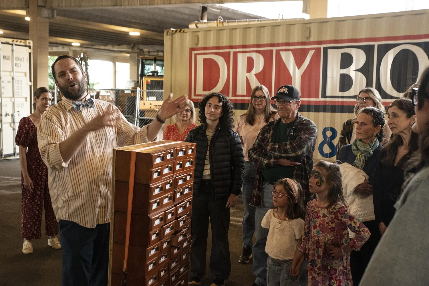 Inside a former Macy's parking garage, Boulder artists transform shipping containers into immersive theater