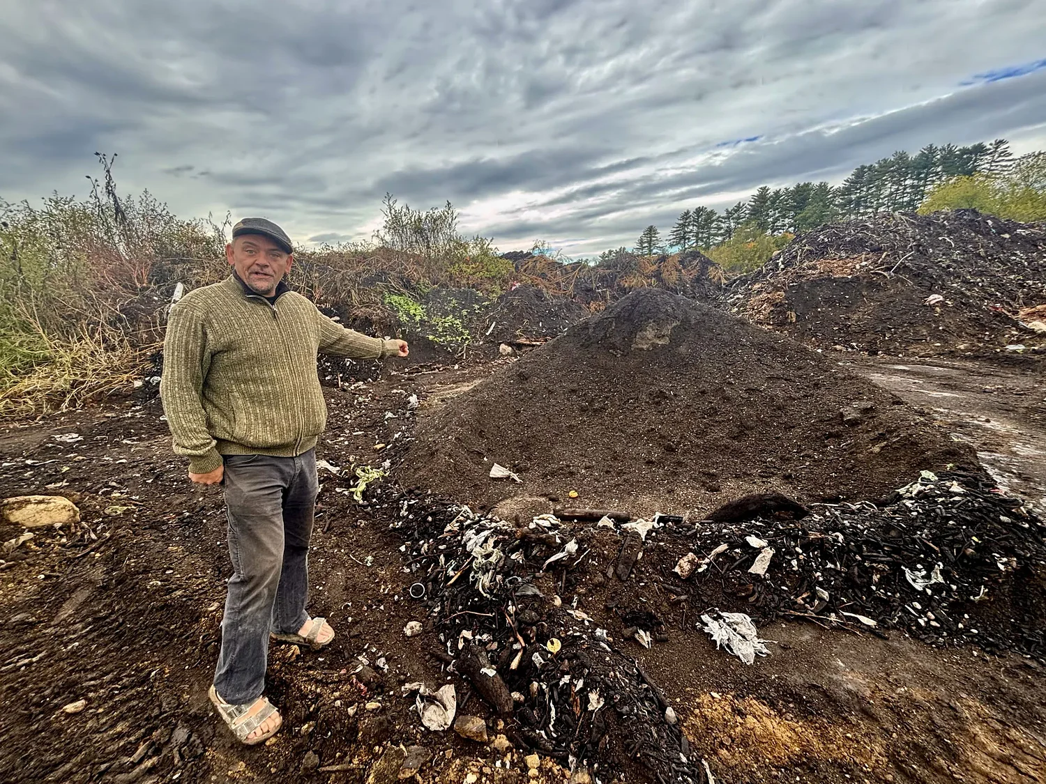 Neighbors complain NH farm’s composting operation emanates strong stench that is hard to ignore