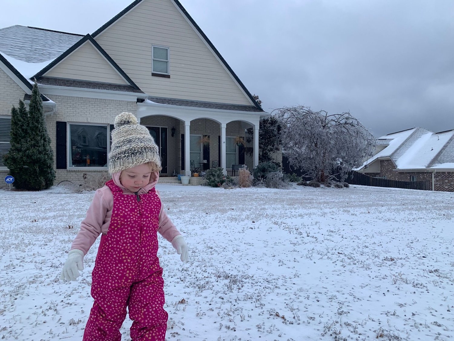Like thousands of Mississippians in the cold, Oxford's Hood family dealt as best they could