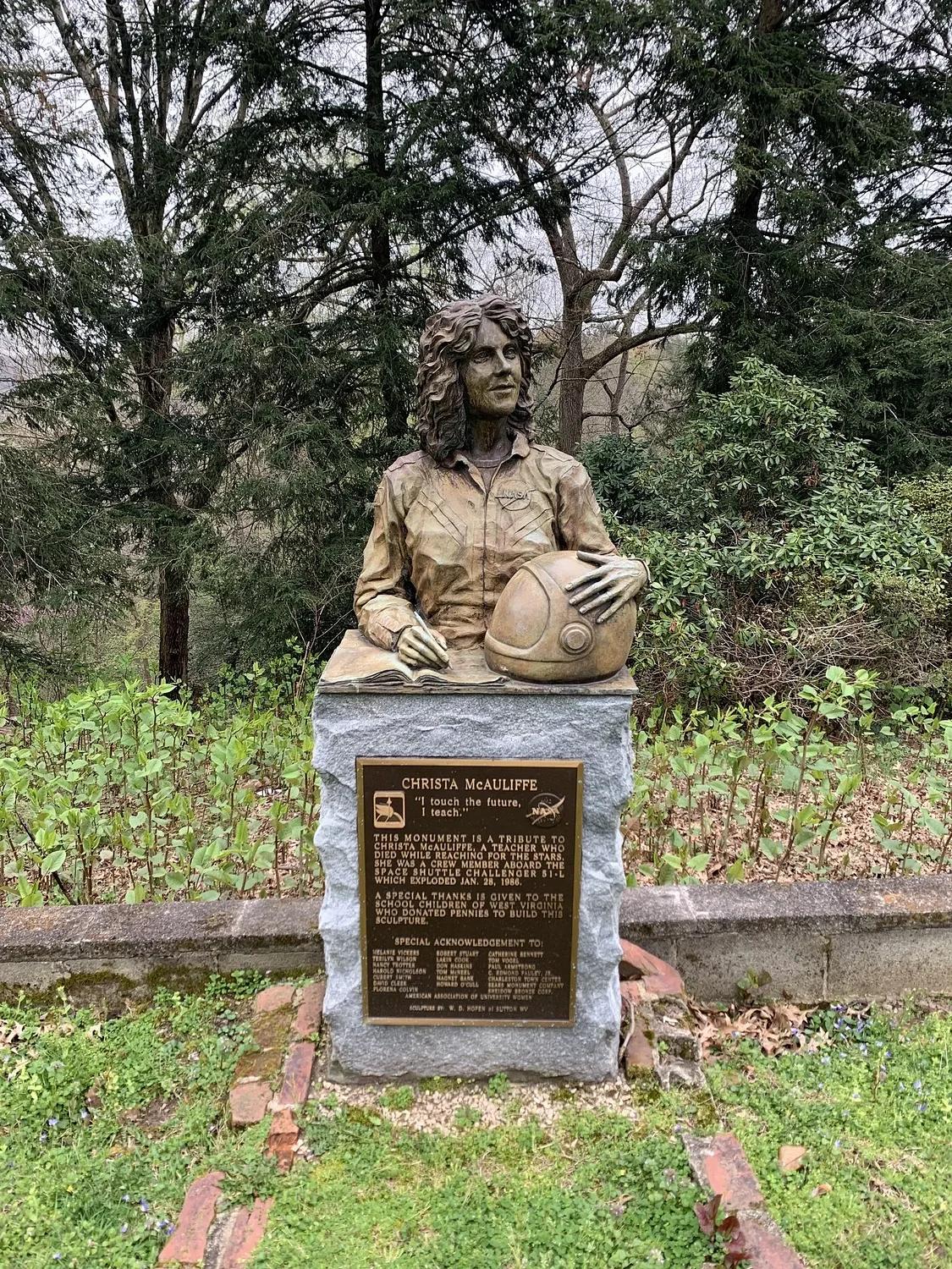 'Grief into hope': West Virginia's Christa McAuliffe penny statue remains a beacon of inspiration