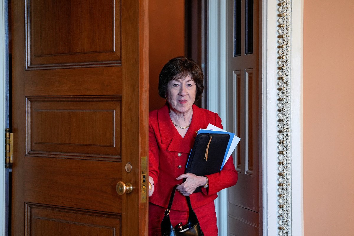 Susan Collins says Donald Trump should strike Iran only as ‘last resort’