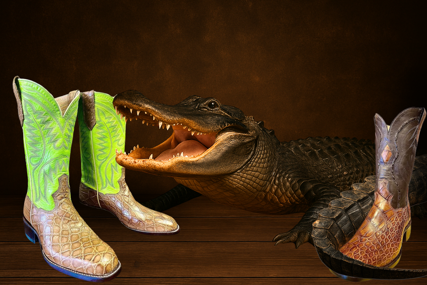 Houston company now turning alligator hunts into custom footwear