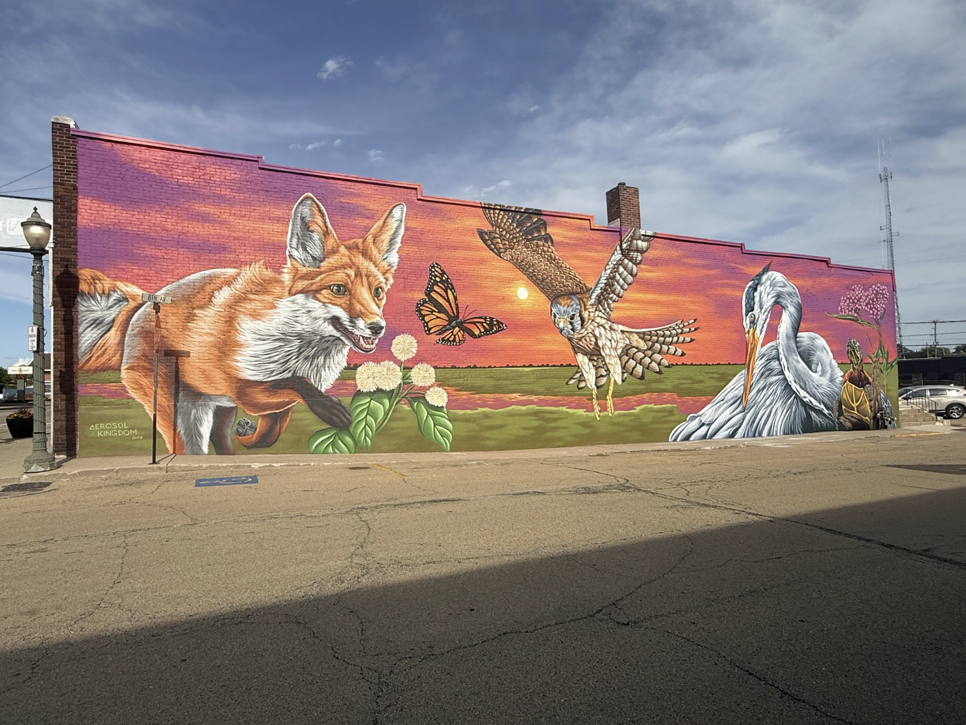Second mural in downtown Mendota completed
