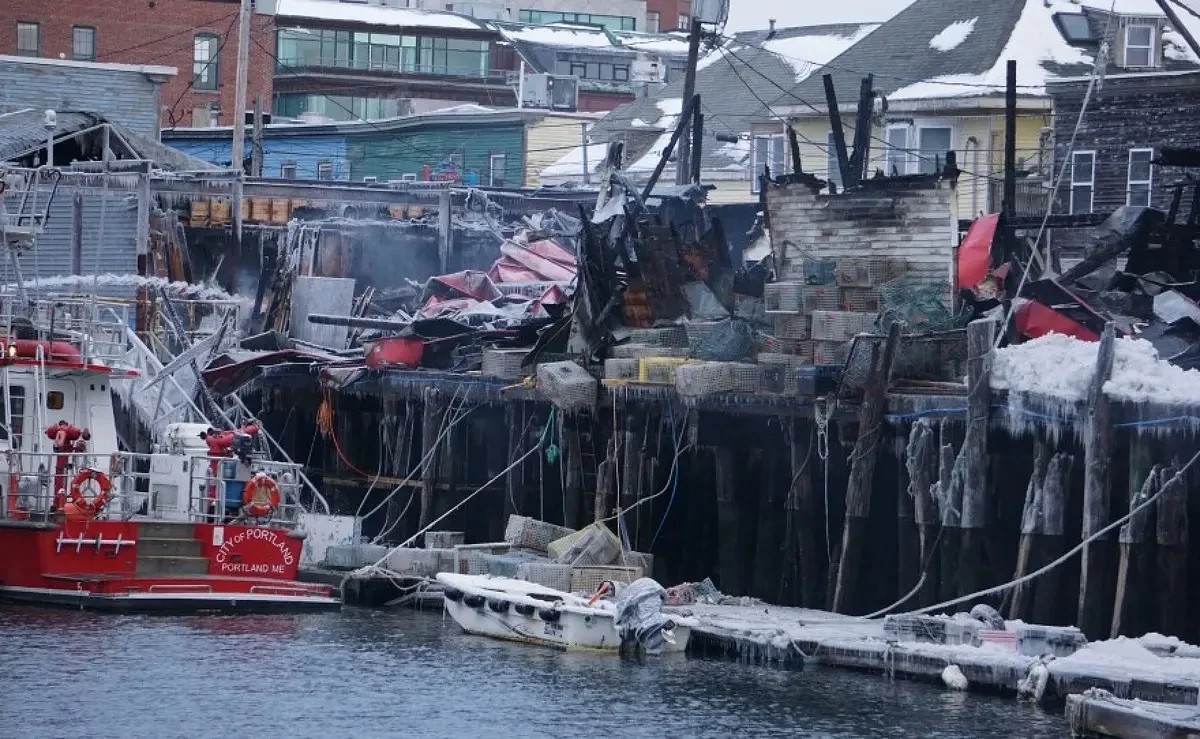 Owners will rebuild after devastating Portland wharf fire