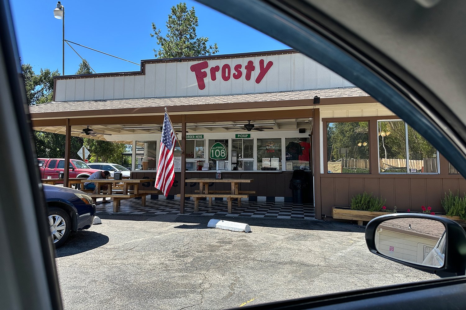 This California ice cream cone comes with a large warning