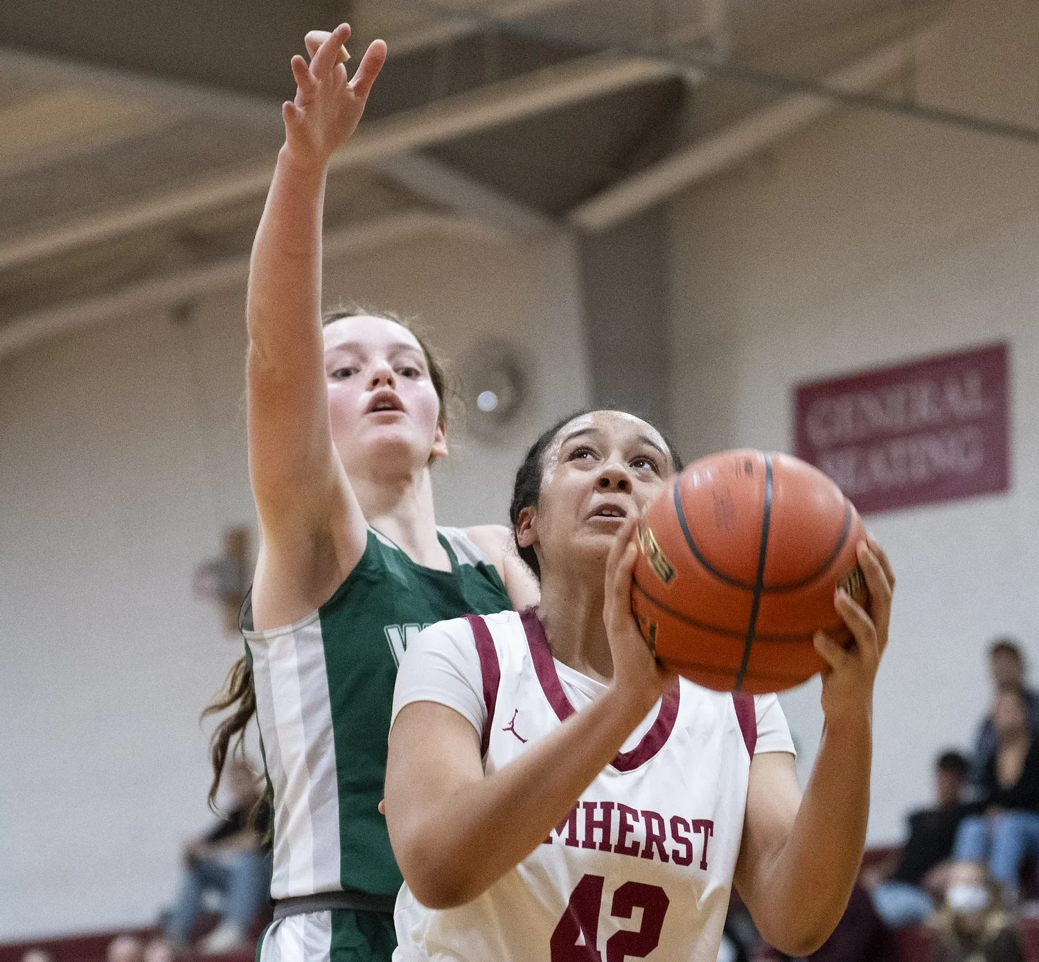 H.S. Roundup: Offense stalls for Amherst girls basketball in first loss of season
