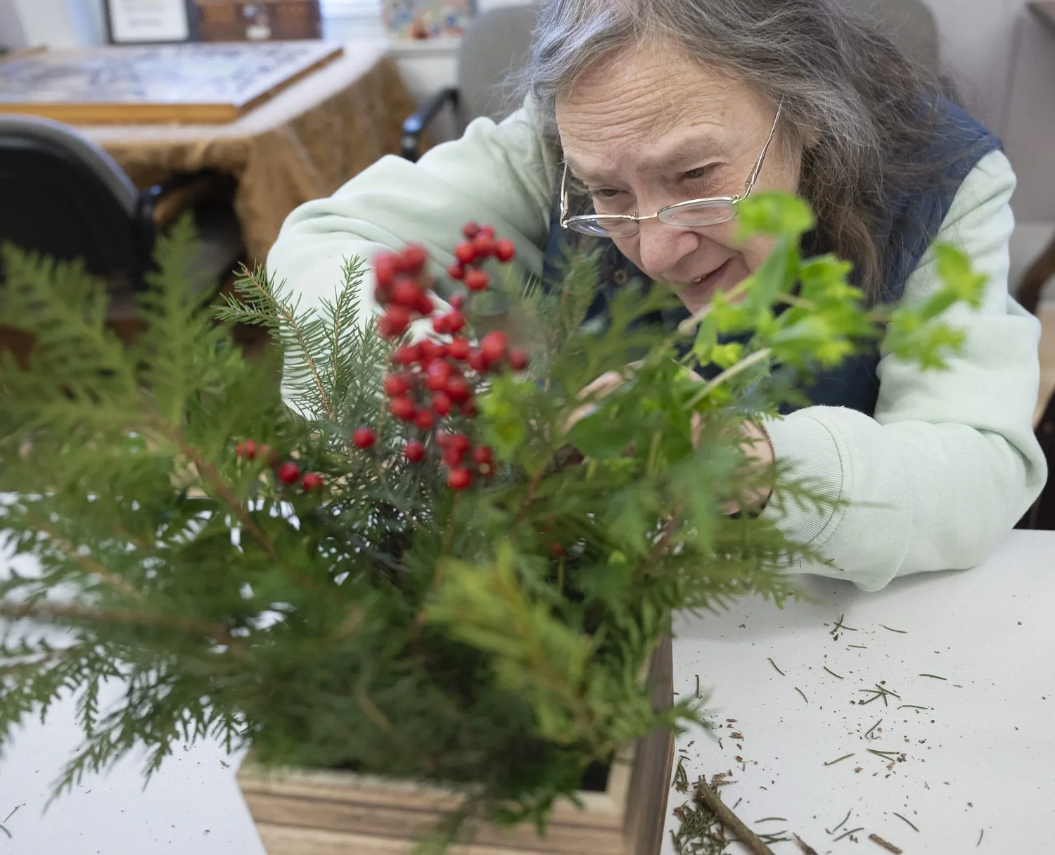 Photos: Finishing touches