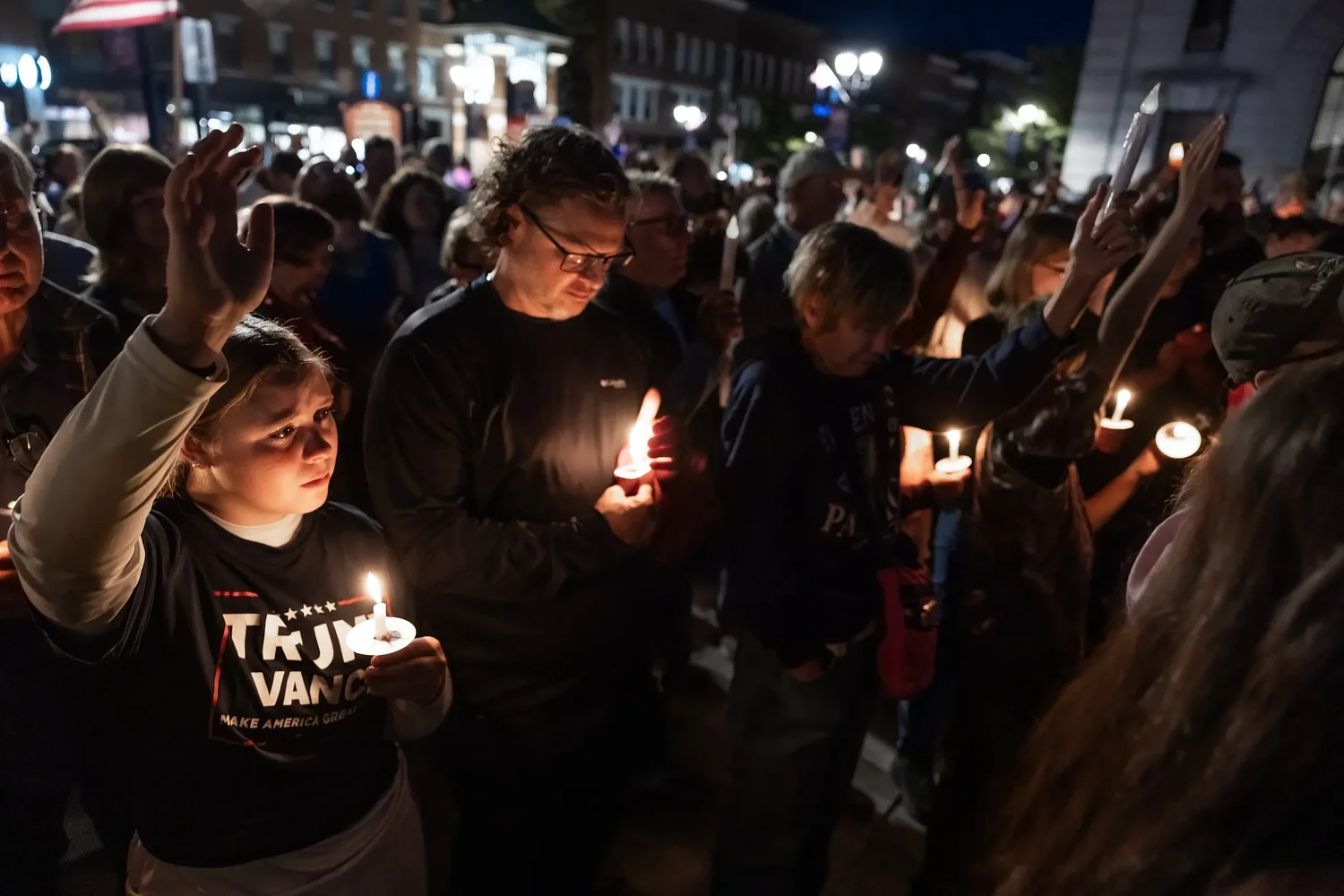 ‘Charlie Kirk is us’: Hundreds mourn conservative activist in Concord