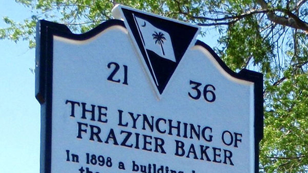 1898: Lynch mob kills Frazier Baker