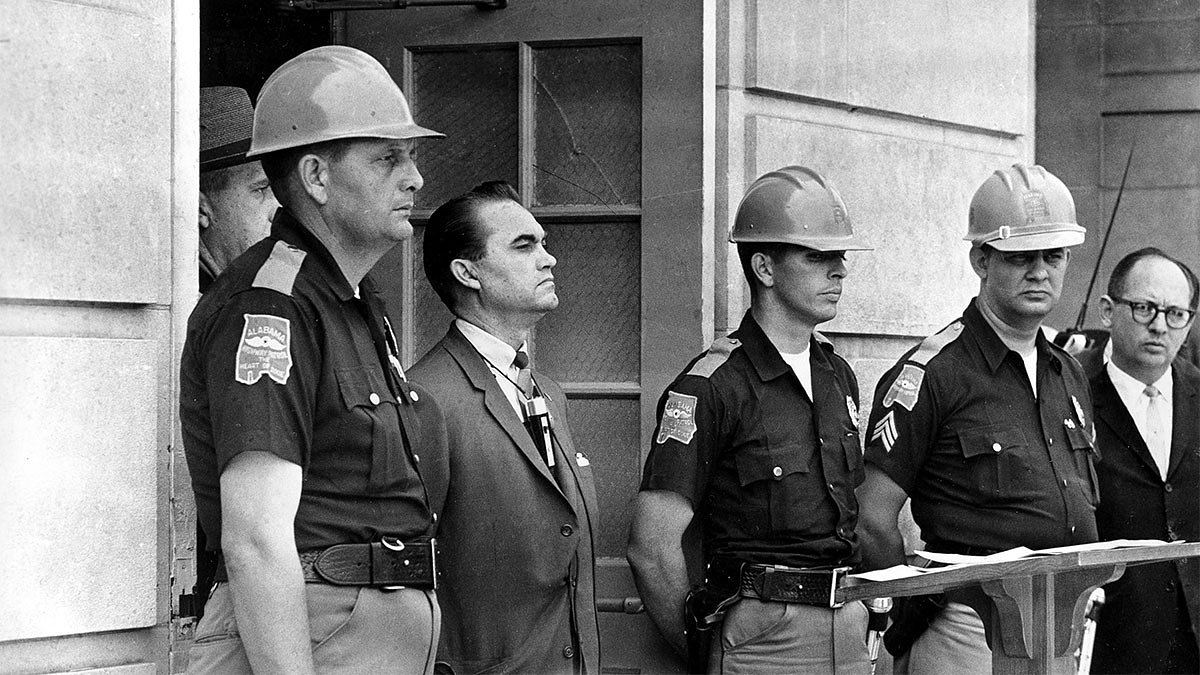 1963: Alabama Gov. George Wallace pledged 'segregation forever'