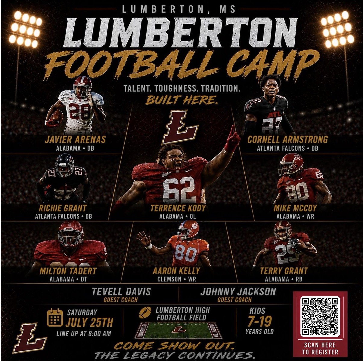 First youth football camp coming to Lumberton