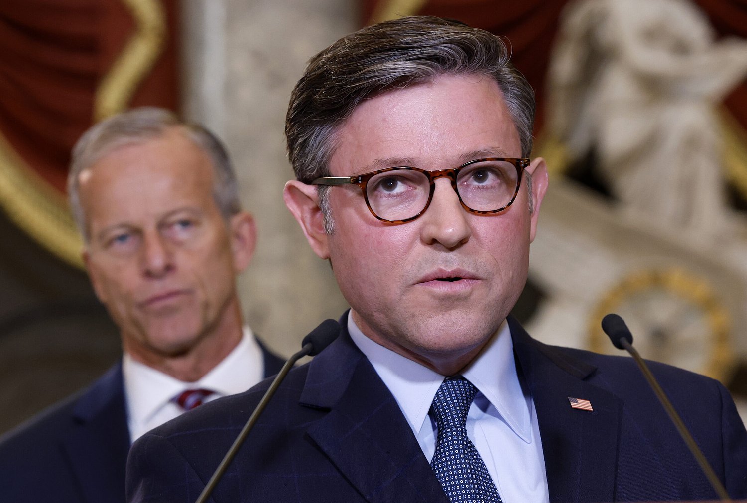 Johnson, Thune call out right-wing antisemitism