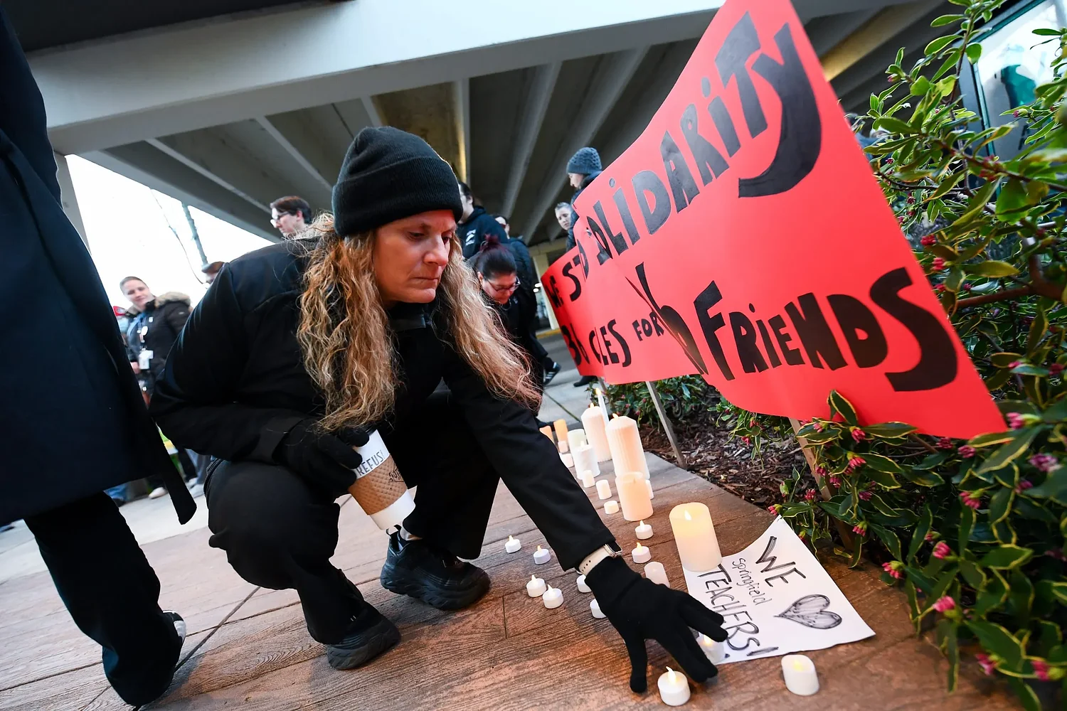 Springfield teachers protest mid-year cuts, staff reshuffling