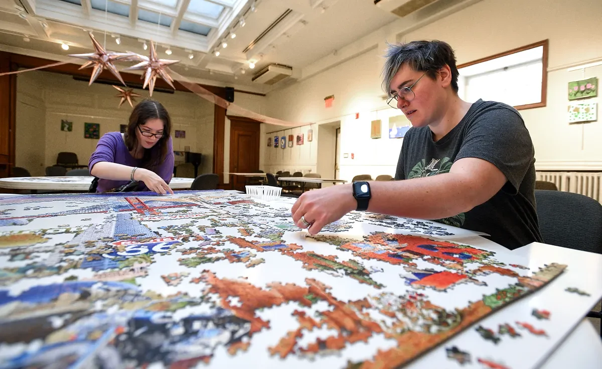 Bangor residents have 12 days to build a 42,000-piece puzzle