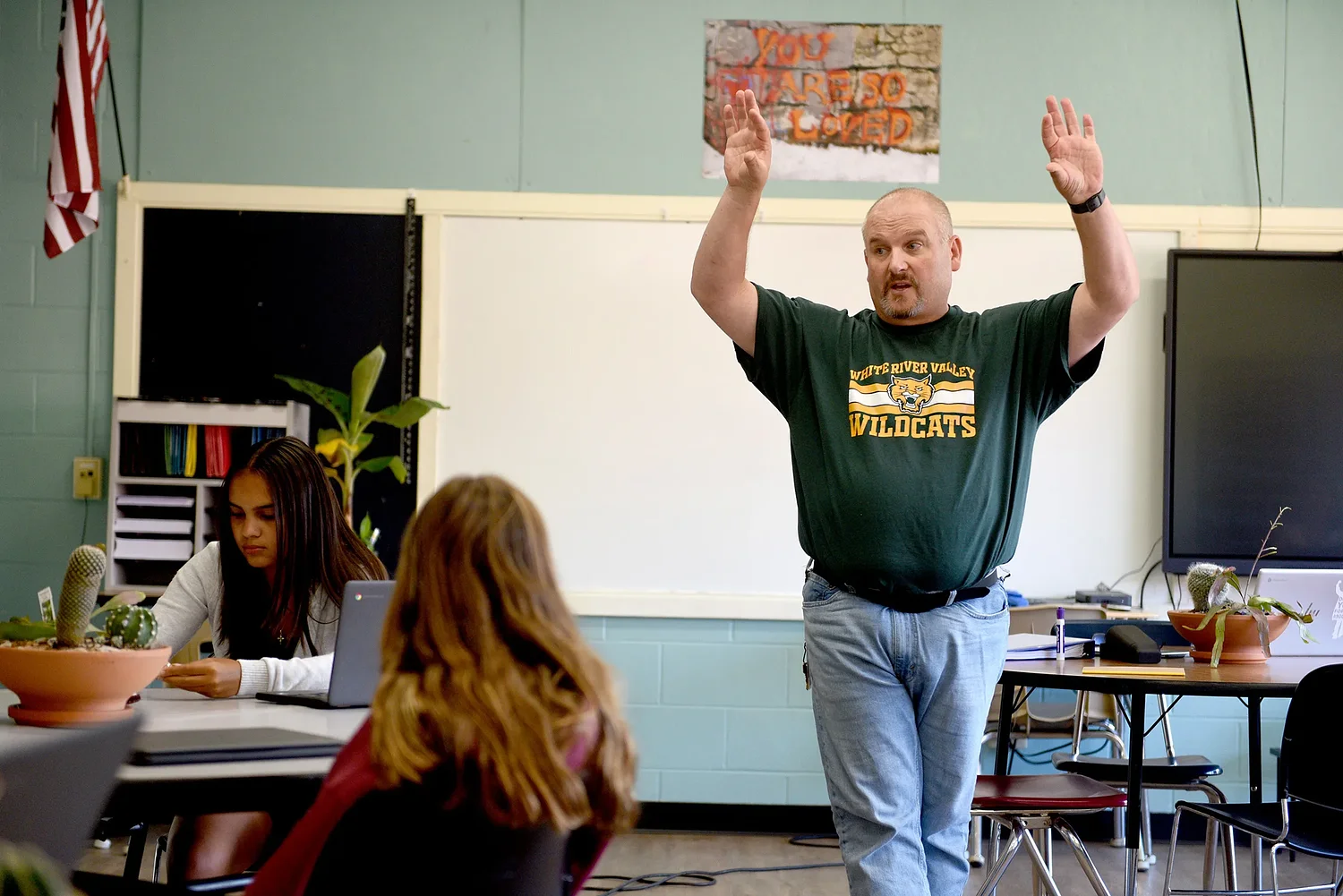 An educator returns to the classroom