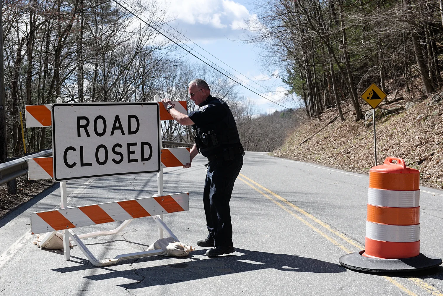 Route 5 in Fairlee to remain closed through mid-May following rockslide