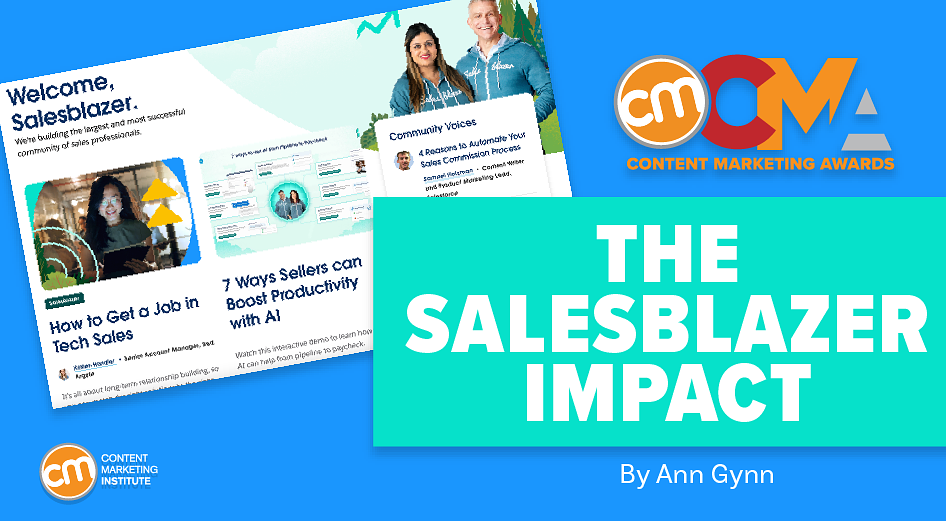 How Salesforce Blazed Award-Winning Content Trail for Sales Pros