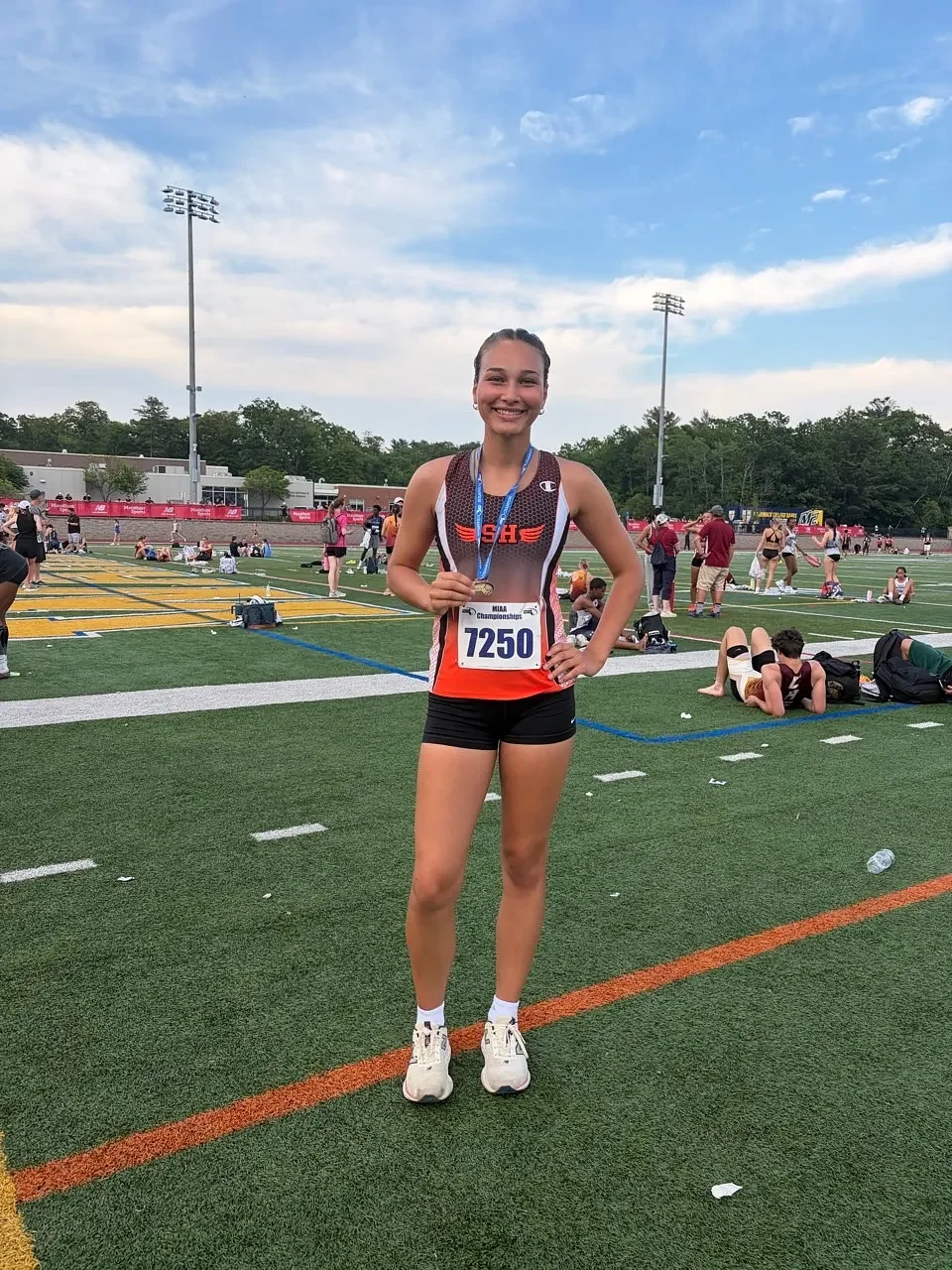 South Hadley's Natalie Rios earns first place in girls javelin at Day 2 of Meet of Champions