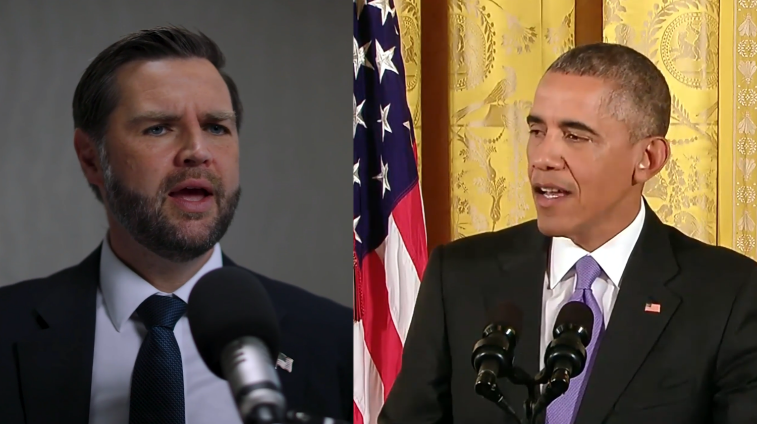 Vance goes Barack to the future