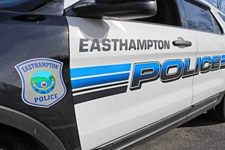 Driver charged after hitting Easthampton police cruiser