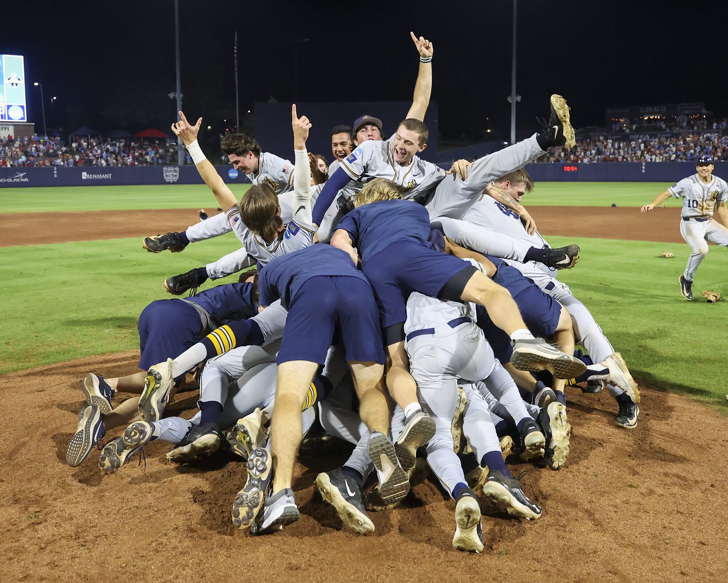 In college baseball, the Davids don't backing down from the Goliaths
