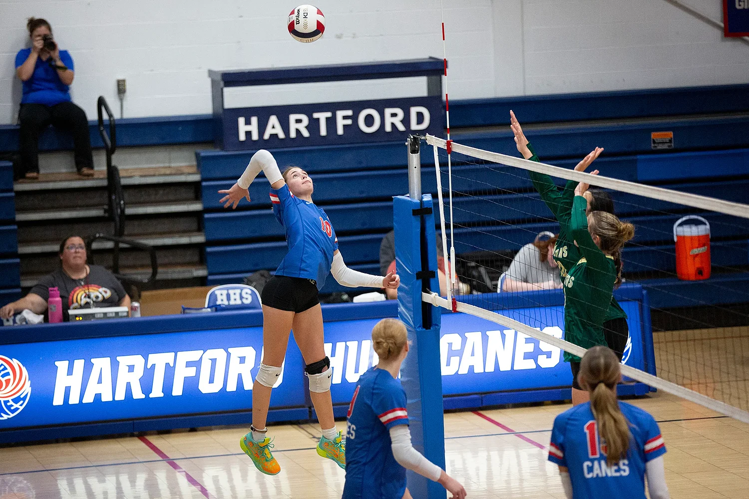 Enosburg edges Hartford volleyball in five-set thriller