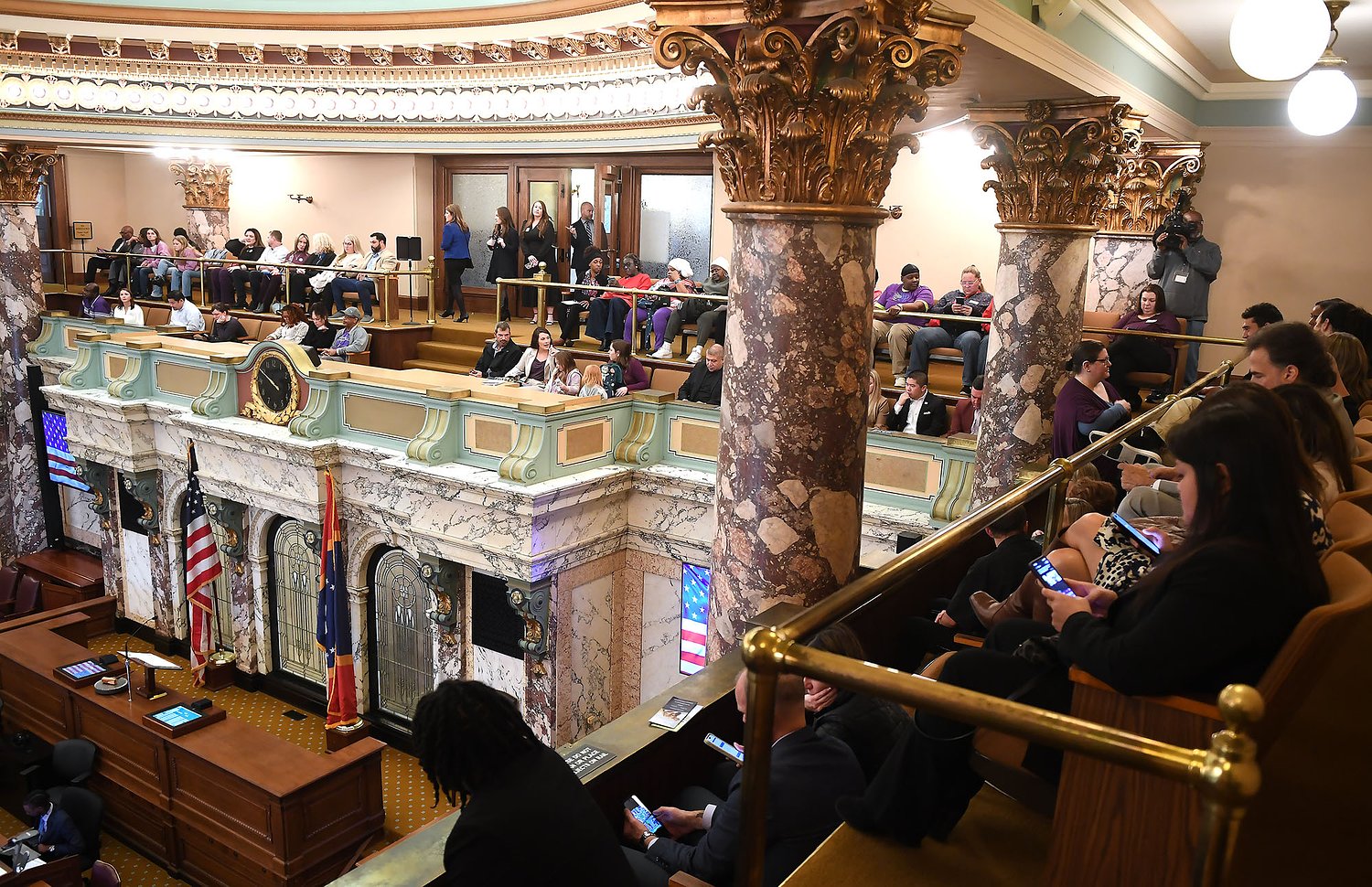 People in addiction recovery tell their story in Capitol to state legislators