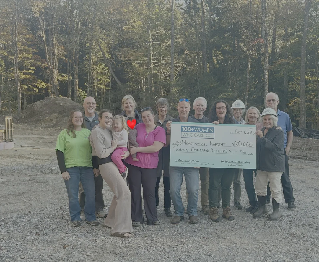 100+ women donate $20k to Monadnock Habitat