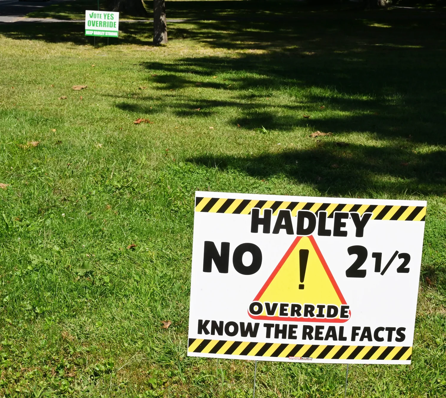 Hadley voters send clear message against override