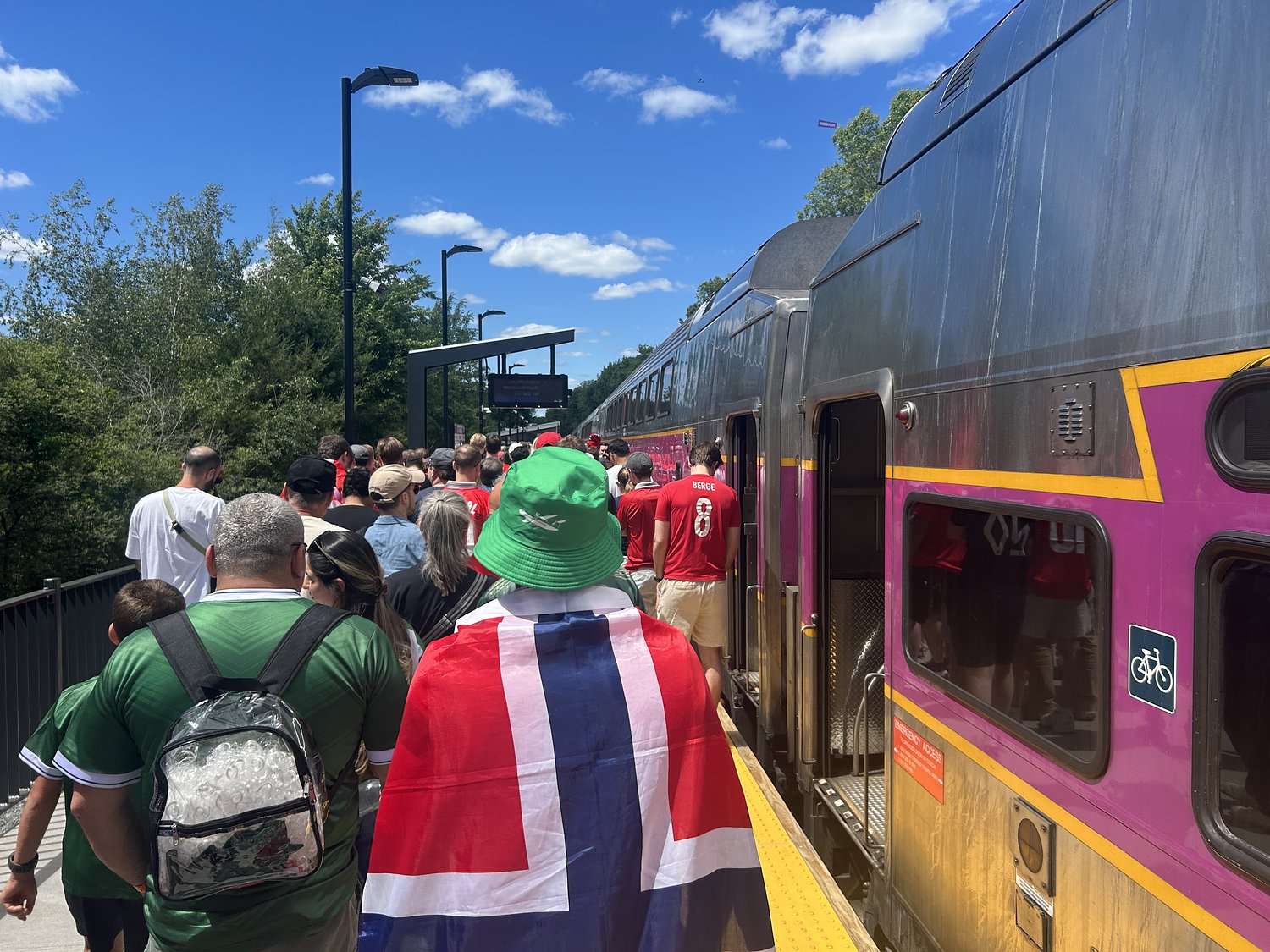 MBTA wins over World Cup fans with smooth rides to Foxborough