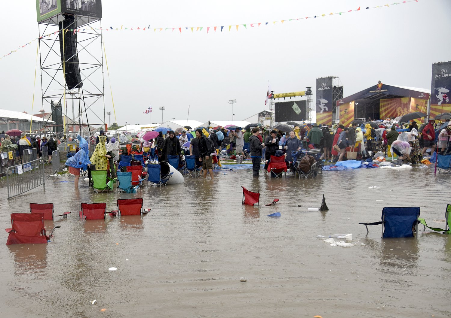 Iconic music festivals in the South getting spoiled by weather is nothing new